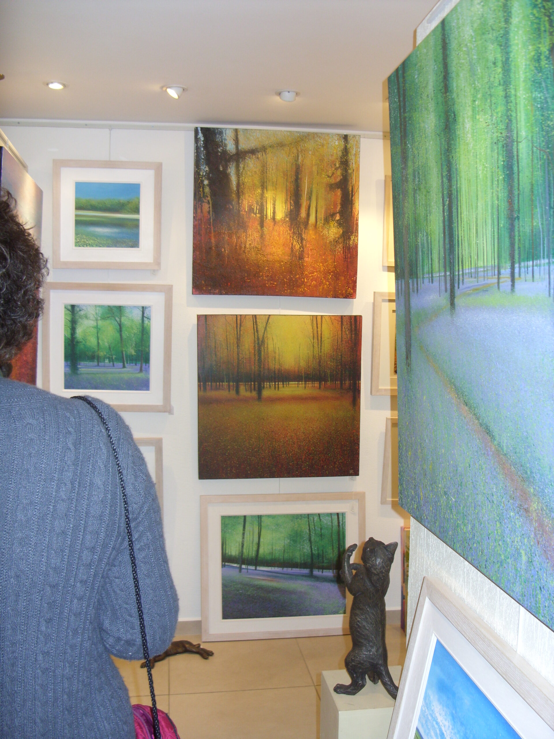 Land Sea Sky Exhibition At Nnw Bramley Set Up Photos No Naked Walls