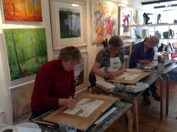 Frances Jordan Watercolour Workshop Photos No Naked Walls