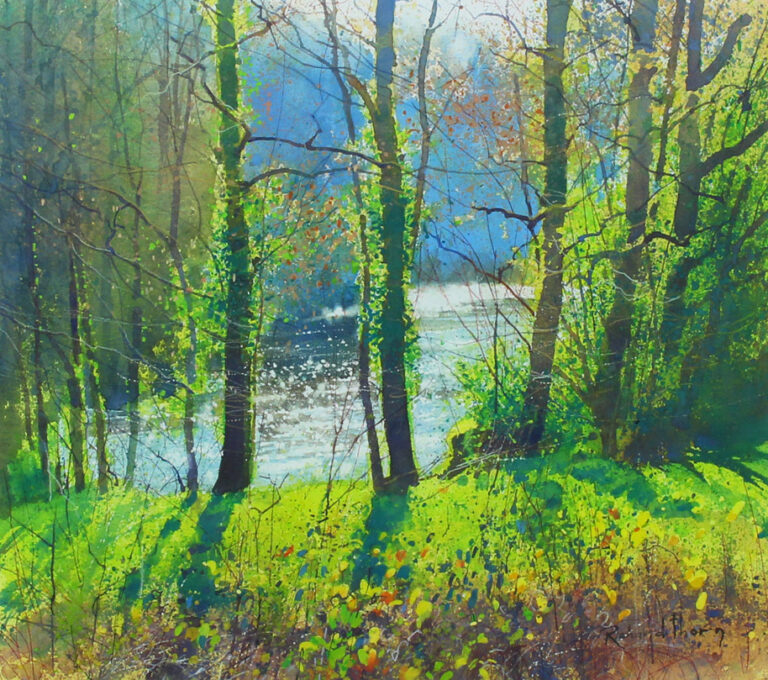 Richard Thorn Woodland Wonders Bluebells Painting No Naked Walls