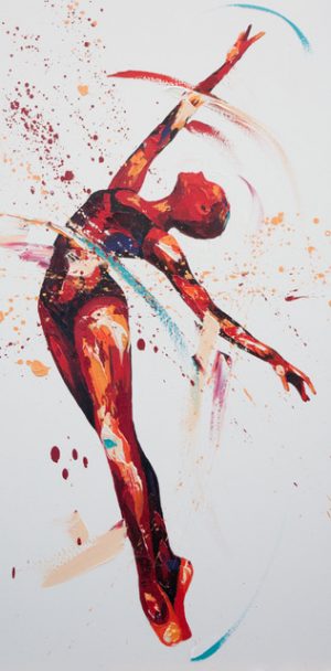 Penny Warden Hula Dynamic Dance Painting No Naked Walls