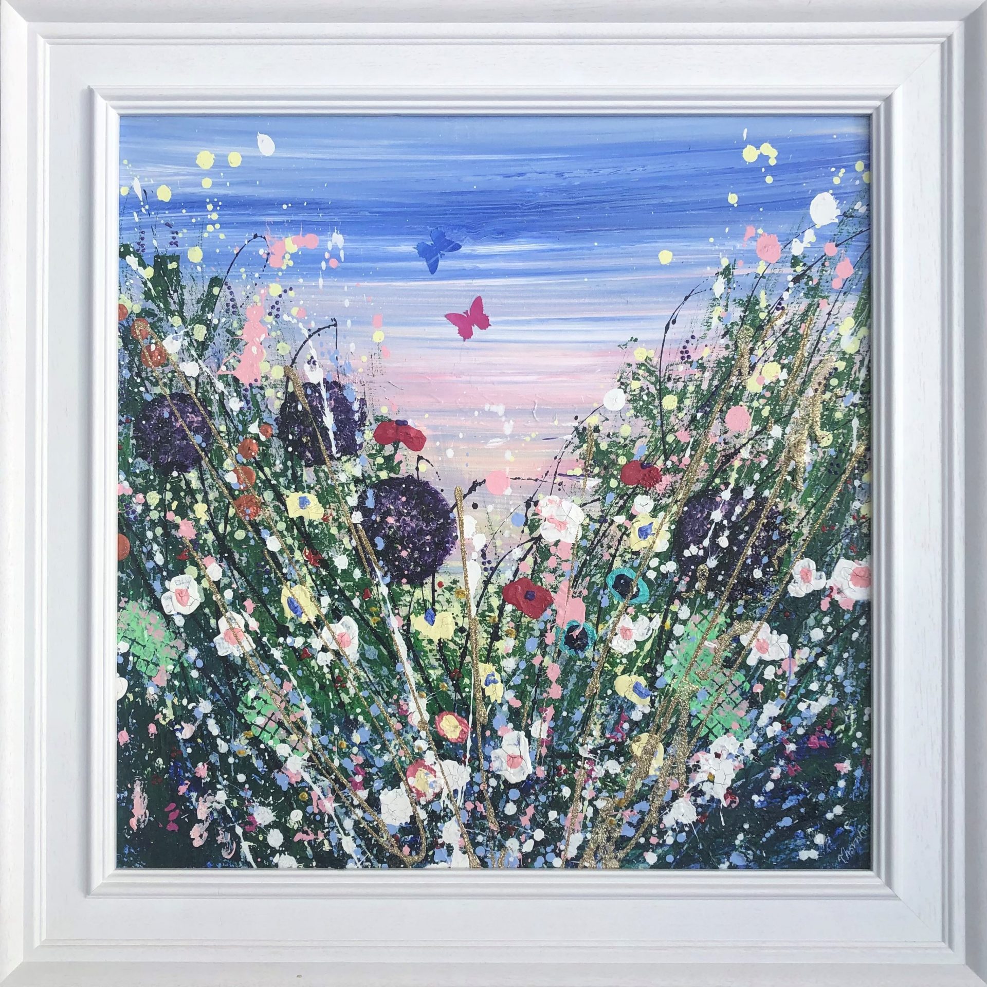 Tracey Thornton Welcome Home Floral Painting No Naked Walls