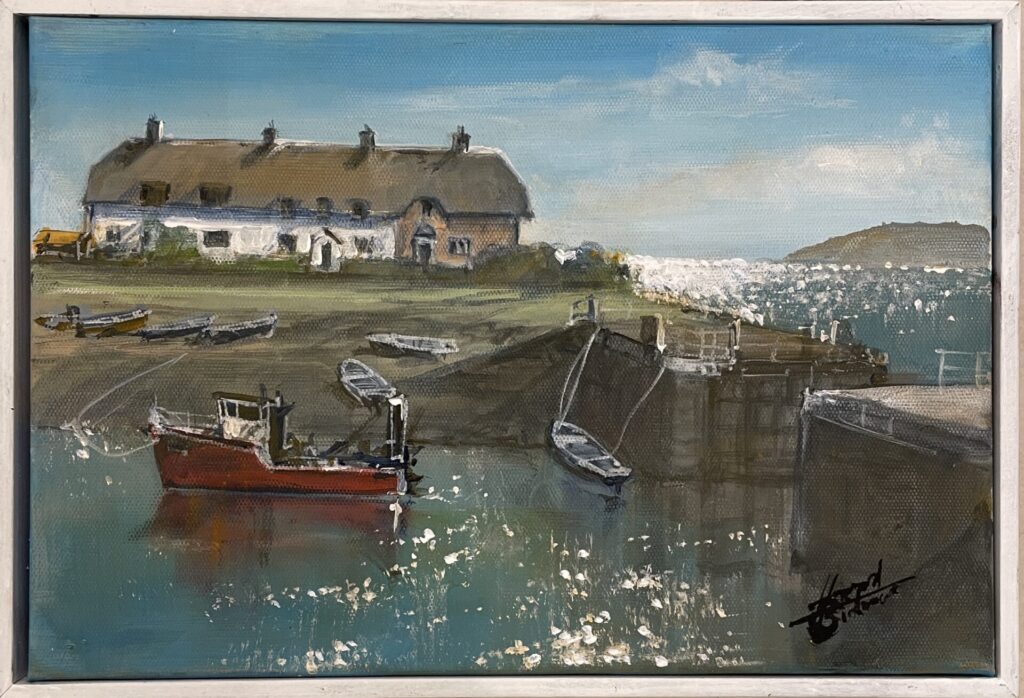 Howard Birchmore Portlock Harbour Charming Harbour Painting No