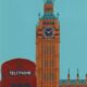 Jennie Ing Big Ben With Red Telephone Box London art for sale