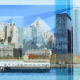 Les Matthews Lower Manhattan panoramic painting for sale
