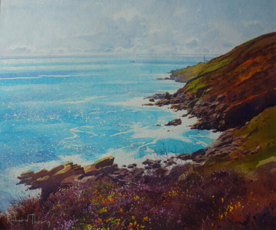 Richard Thorn The Lighthouse At Rosemodress painting for sale
