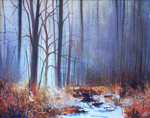 John Connolly 'Misty Autumn Light' landscape painting for sale