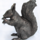 Suzie Marsh Rufus Squirrel copper resin sculpture art for sale