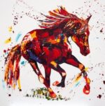 Penny Warden On Cloud modern horse painting for sale