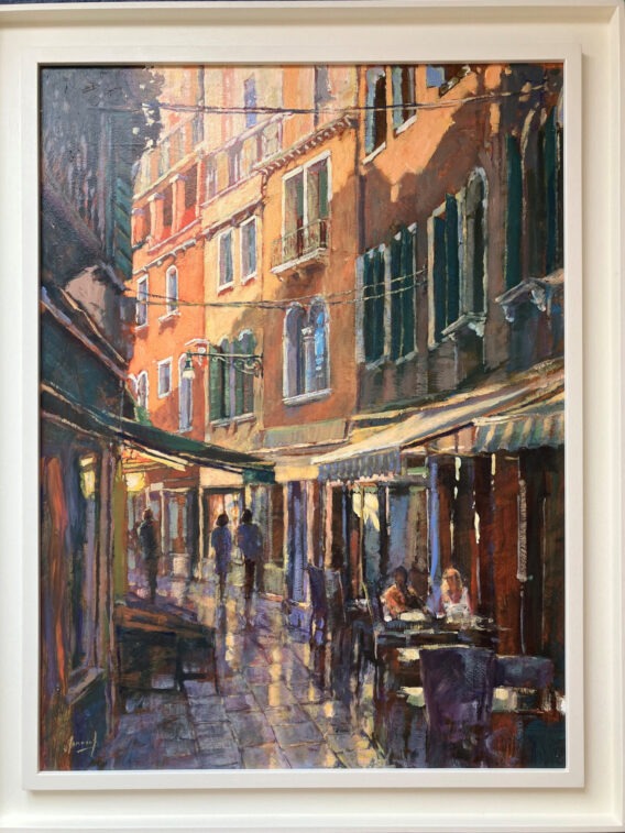 Late Sun Venice Evening Hammond framed