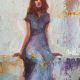 Julie Cross Bench modern figurative painting