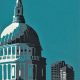 Jennie Ing St Pauls Cathedral With Barbican Teal print