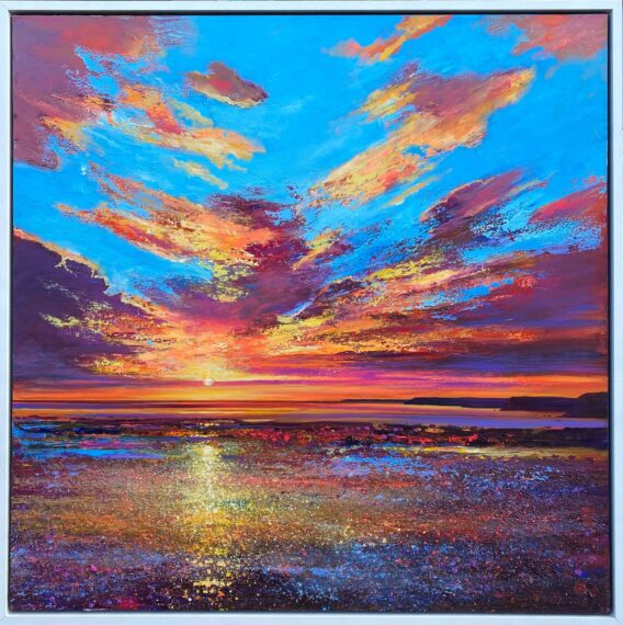 John Connolly Sun Setting framed