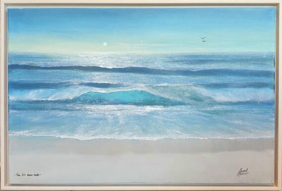 Howard Birchmore The Sea Never Rests framed