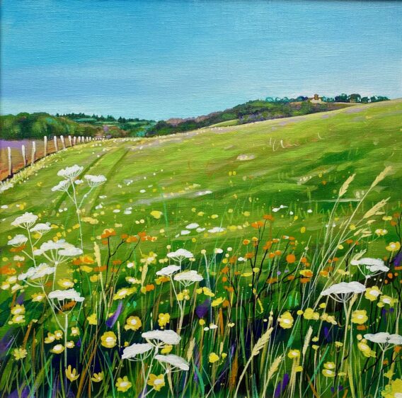 Orange Meadow at St Marthas Roz Wilson