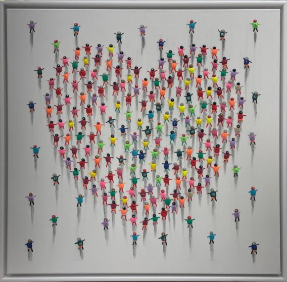 Love Heart Juan Aliaga framed