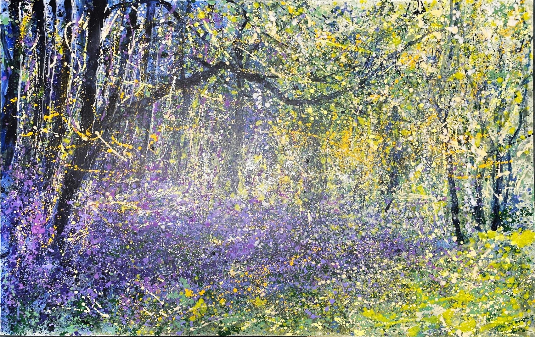 Light and Bluebells Sharon Withers unframed