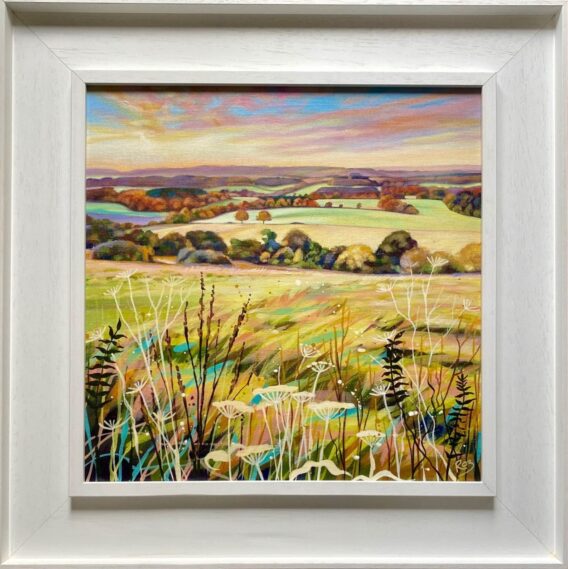 Sunrise at Newlamds Roz Wilson framed