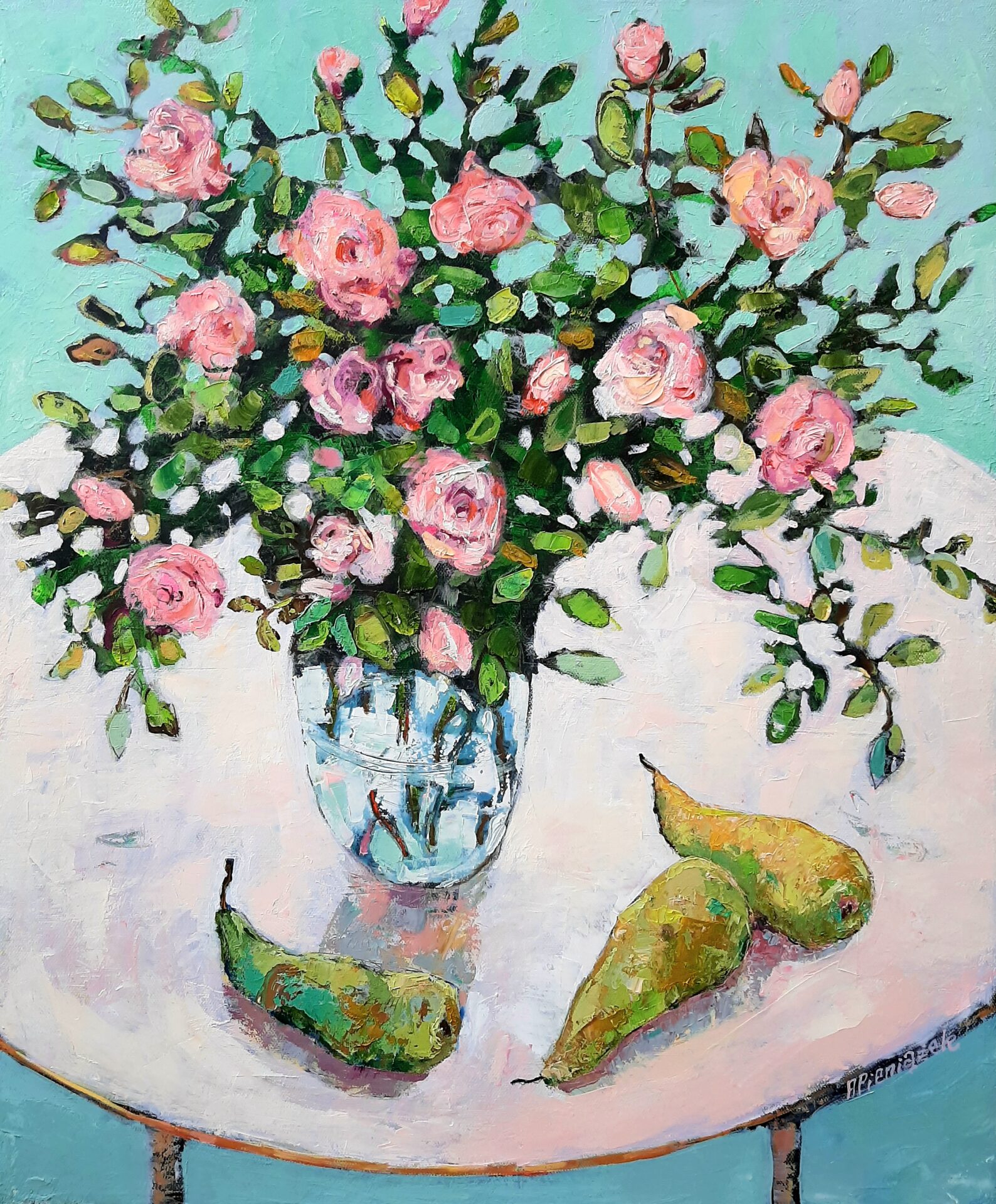 Flowers and Conferences oil on canvas 50x60cm £750