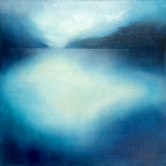 Blue 60x60 The realisation of infinite possibilities