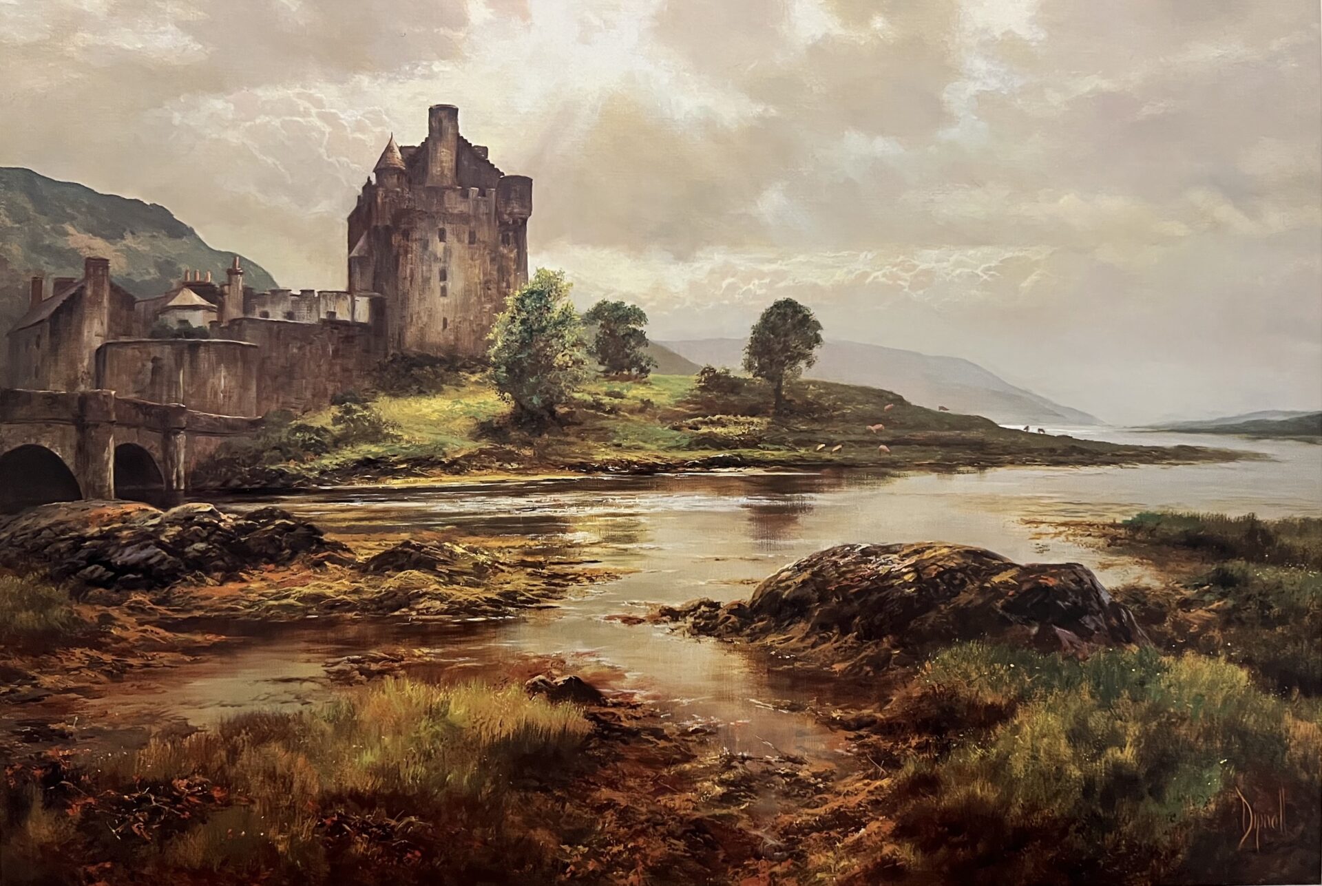 David Dipnall Eilean Donan Castle Print