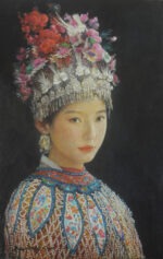 Ornate calm Miao Tribe 80x50