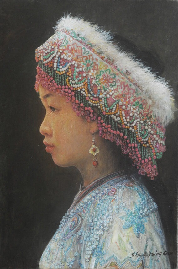 Placid profile Miao Tribe 2x63cm