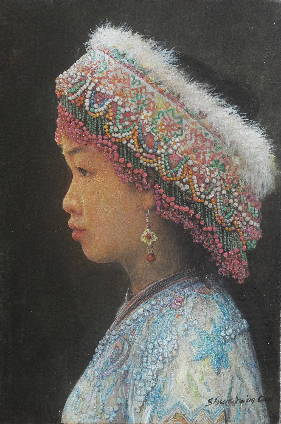 Placid profile Miao Tribe 2x63cm