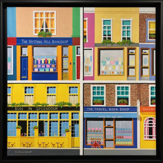 AM Shops in Notting Hill framed