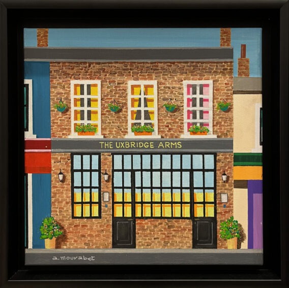 AM The Uxbridge Arms framed