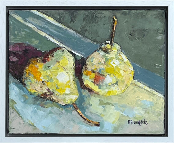 AP Two Pears in Winter Light framed