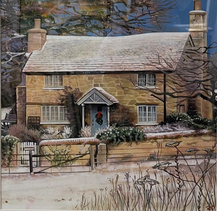 The Holiday cottage Roz Wislon unframed