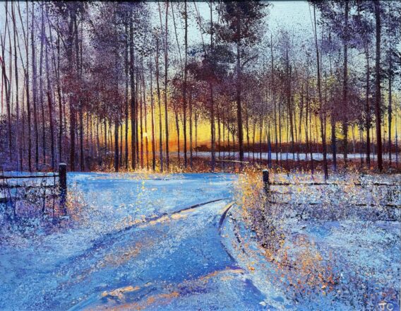 Winter Sunrise II unframed Connolly