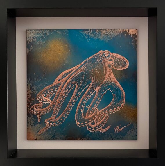 Octopus II framed