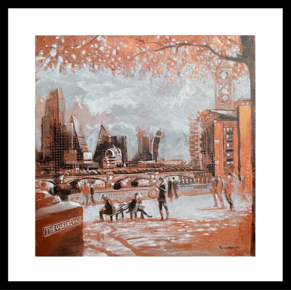 RK0552 Queens Walk framed