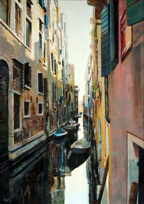 Sleepy canal III unframed