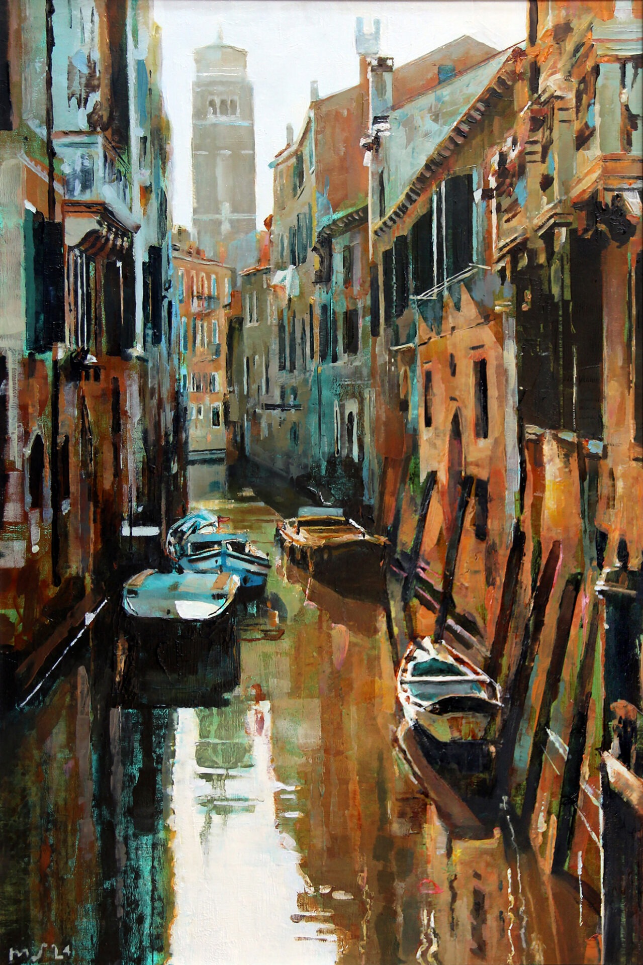 Venetian red unframed