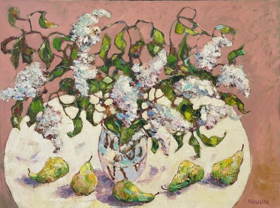 Ania Pieniazek unframed Lilacs