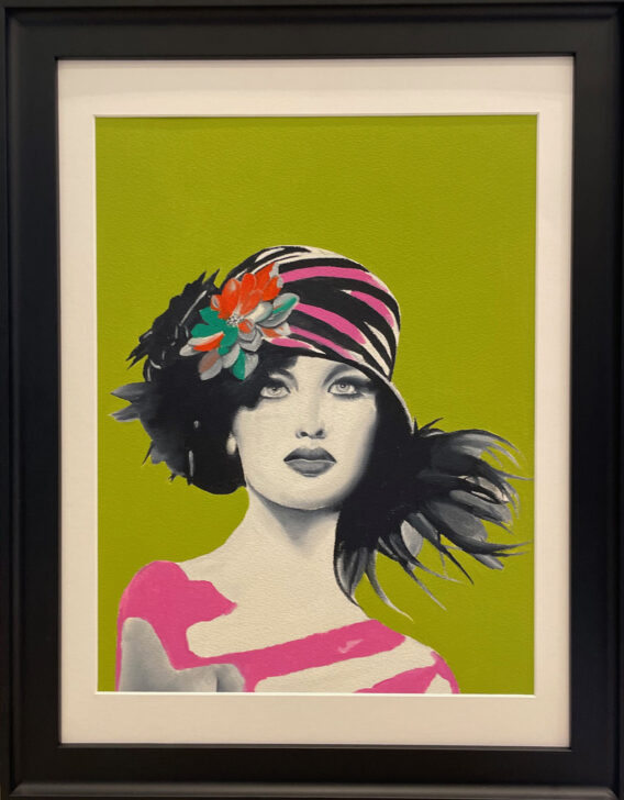 Lionel Moore The Hat framed