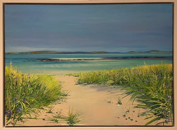 Scilly Blue John Connolly framed