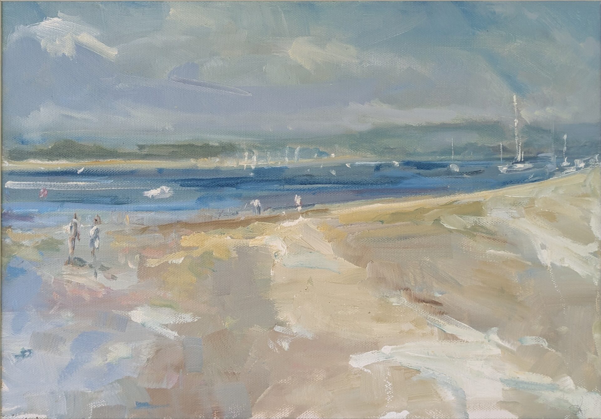 West Wittering towards East Head unframed S Kinder