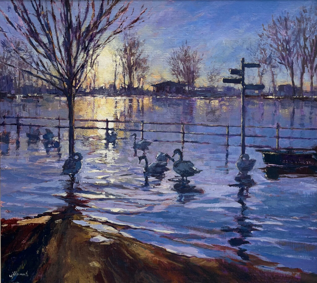 John Hammond The Light Across the River unframed