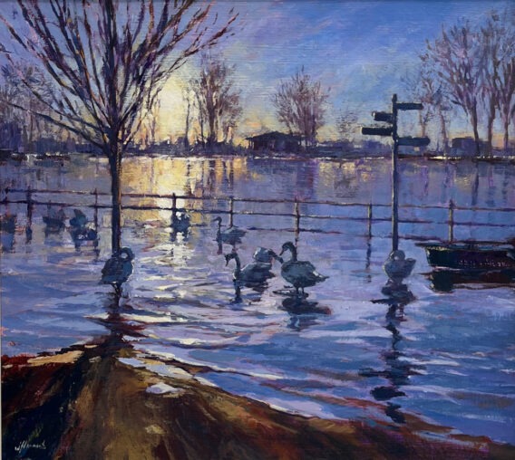 John Hammond The Light Across the River unframed