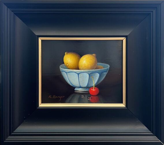 Ron Berger Lemons and cherry framed