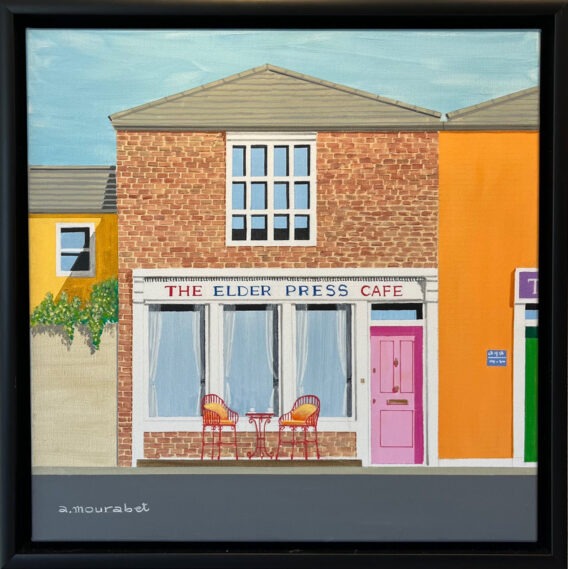 Elder Press Cafe framed