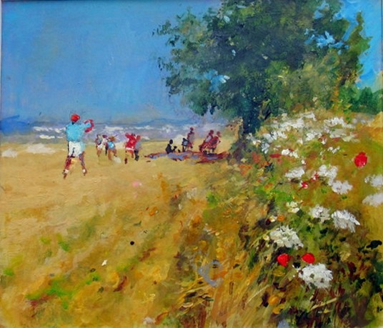 Our Family picnic Haskins unframed