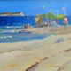 Snack bar on the beach Haskins unframed