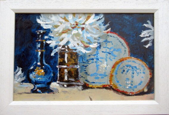 The Russian scent bottle Haskins framed