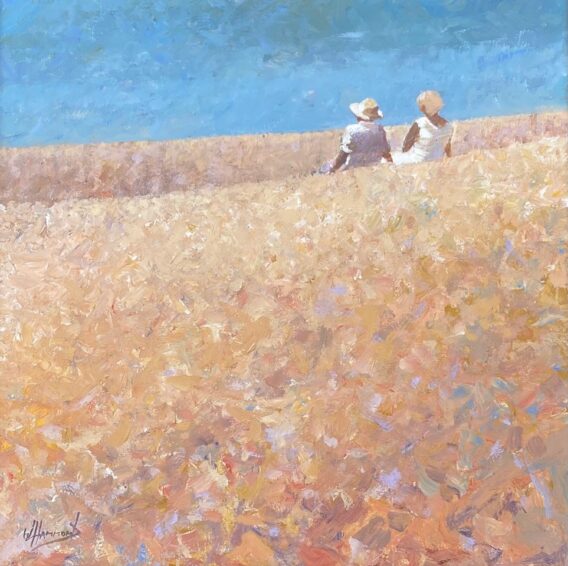 Beach Sitters 30x30 John Hammond