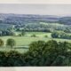 Newlands Summer blue - Ros Wilson giclee print